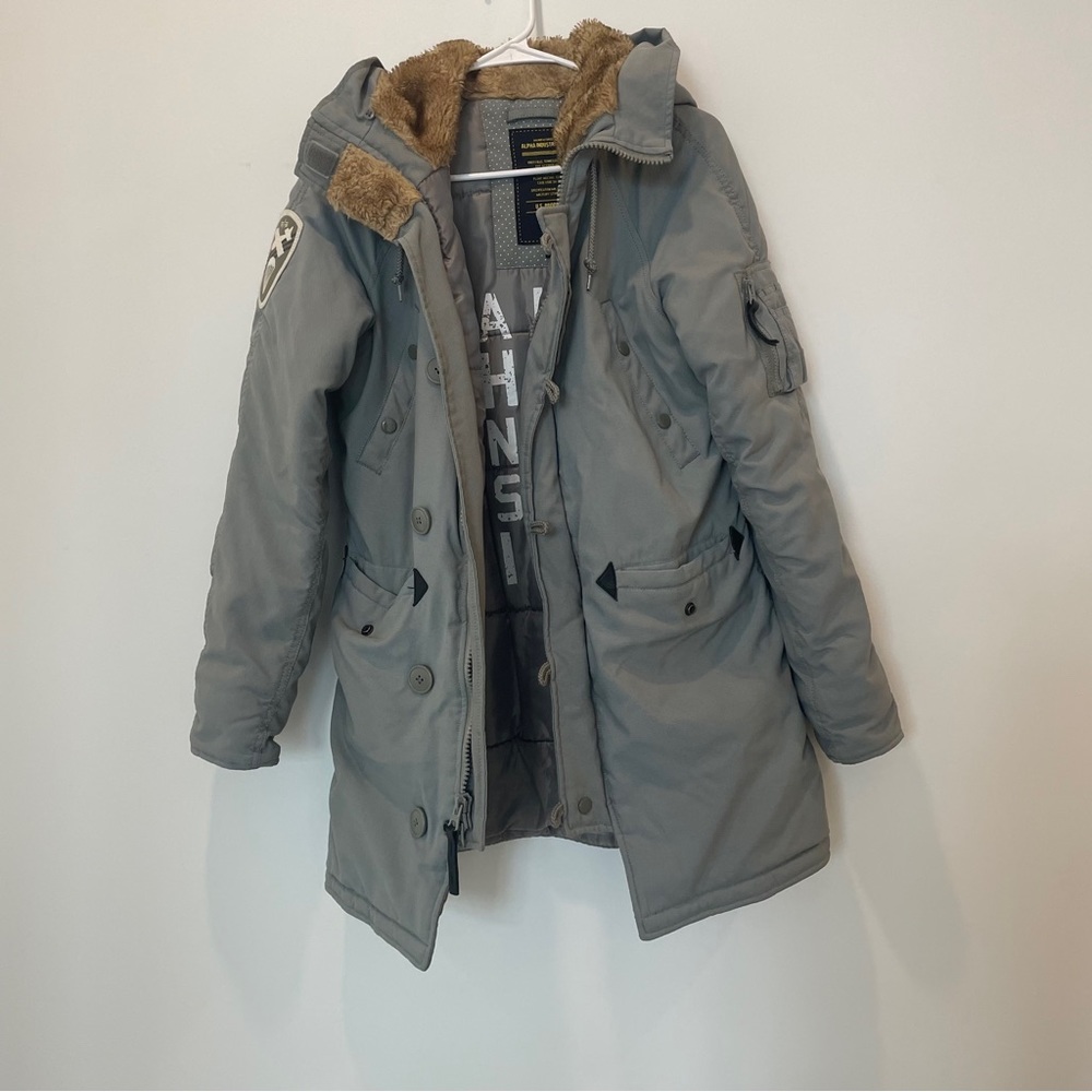 Alpha Industries Altitude Parka - Alaska Green in XS